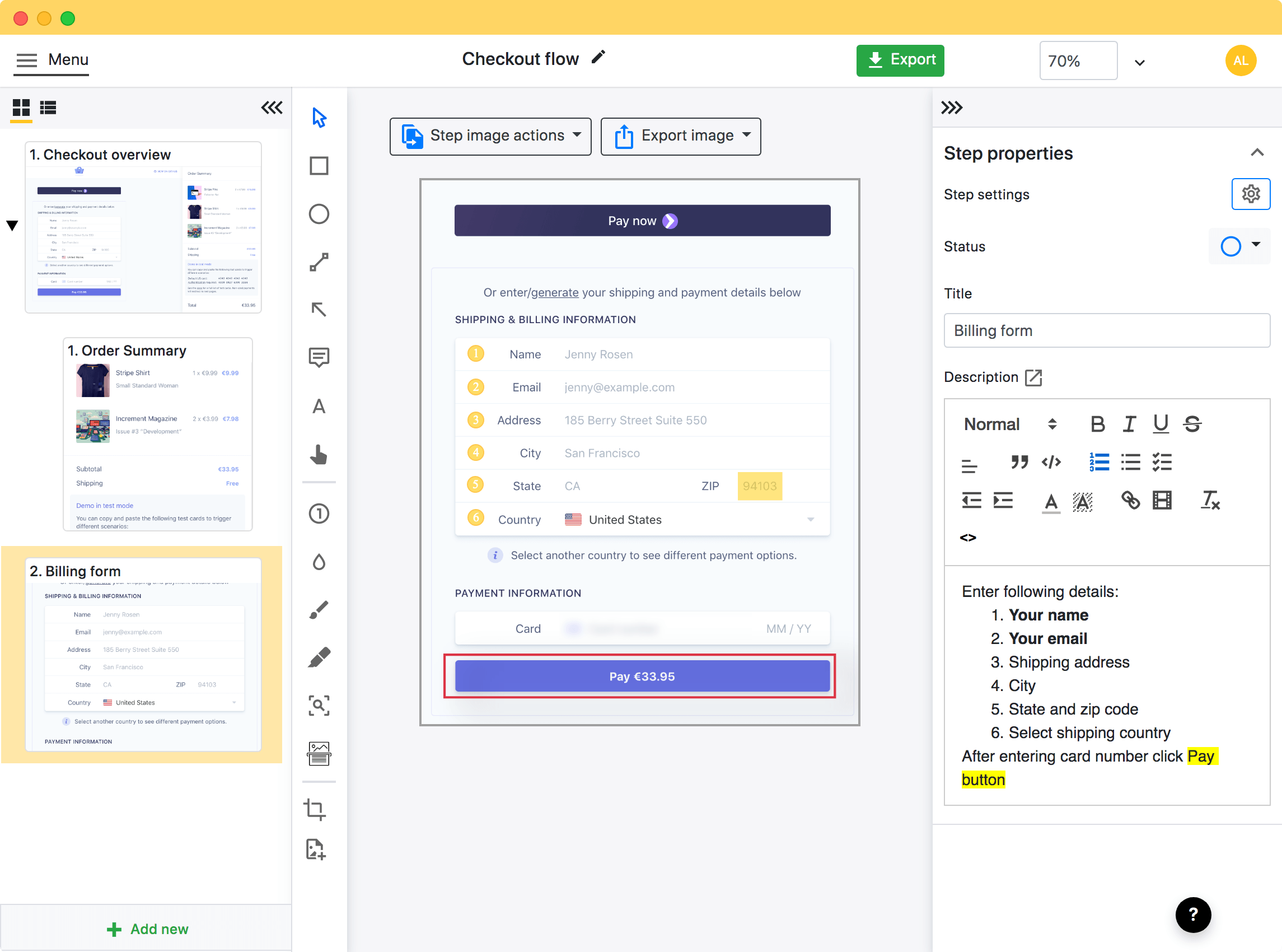 Folge product screenshot