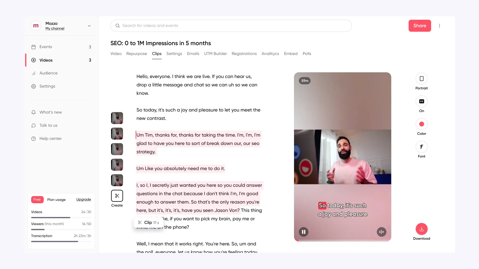 Contrast turns webinars into dynamic, two-way experiences designed to drive action