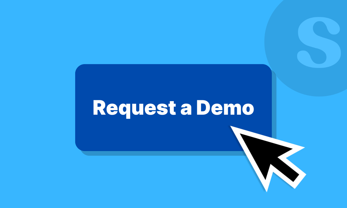 Request a demo button