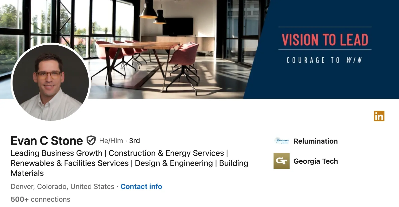 Evan Stone LinkedIn Profile