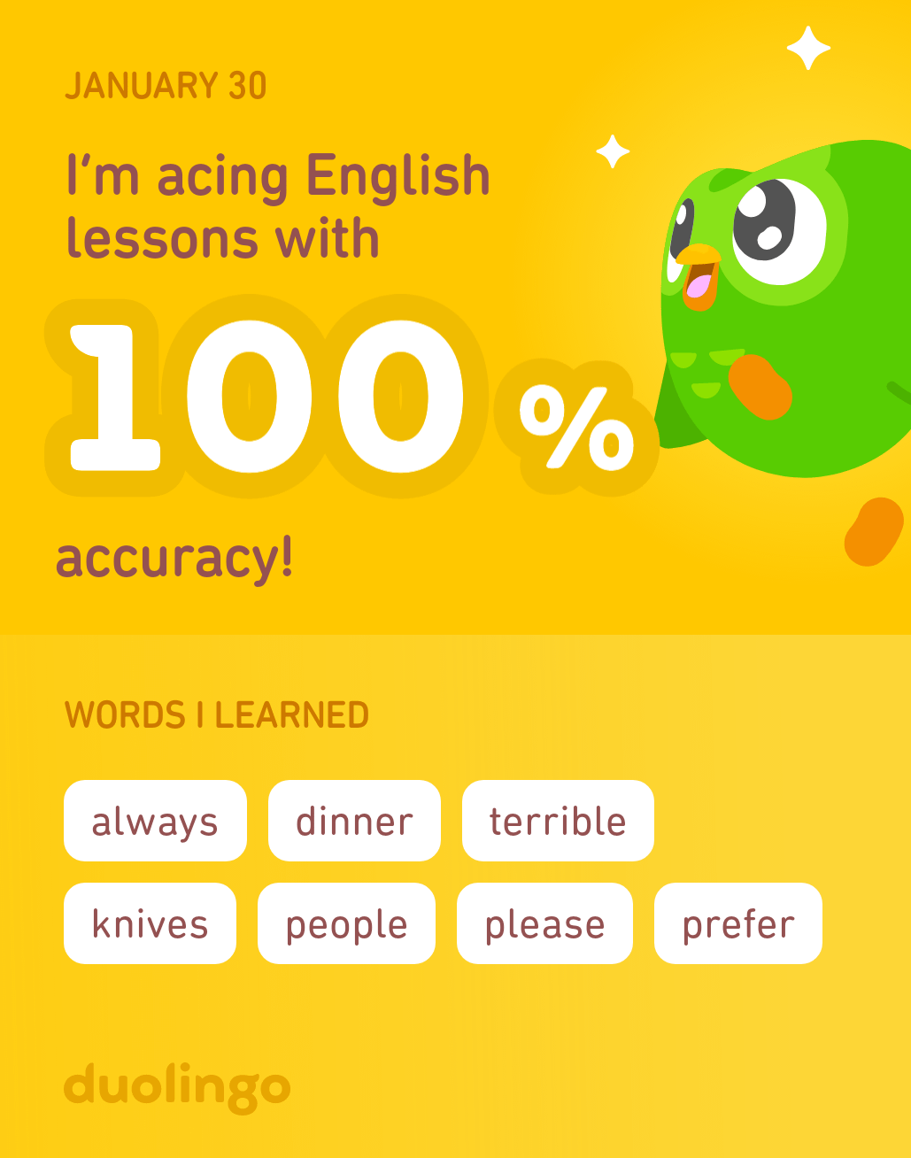 Duolingo positive reinforcement