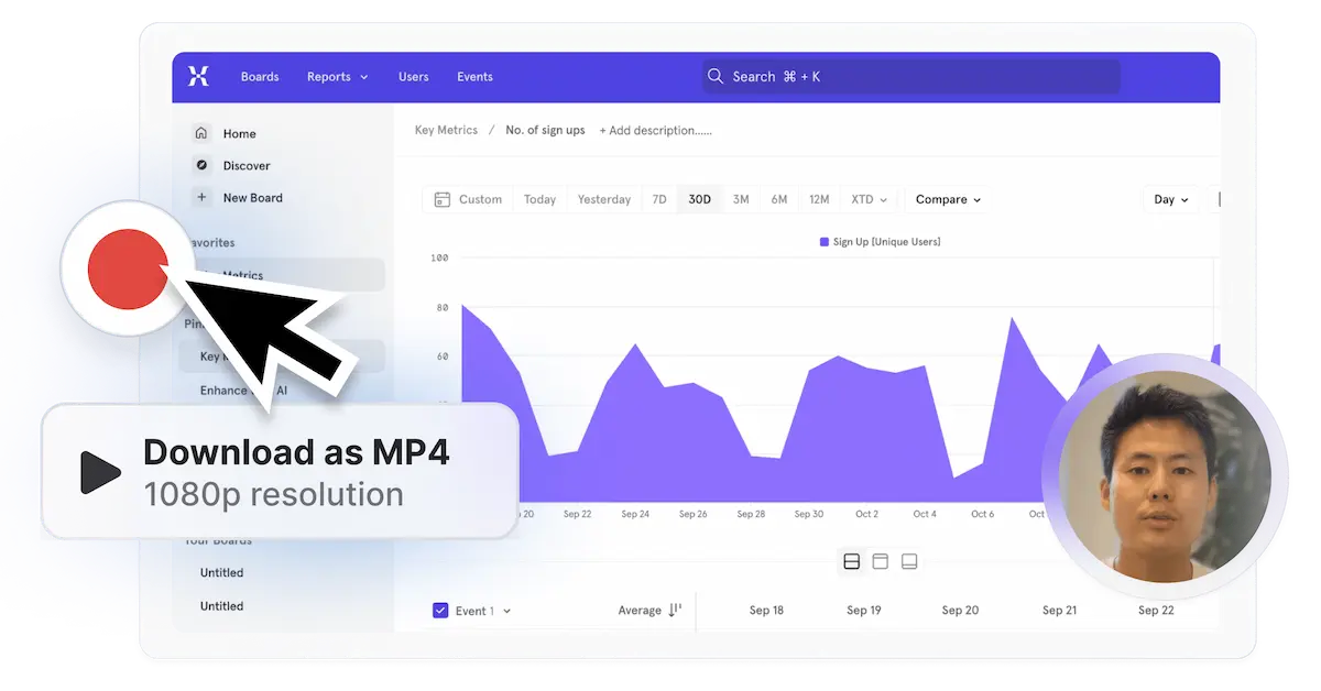 Supademo screen recorder screenshot