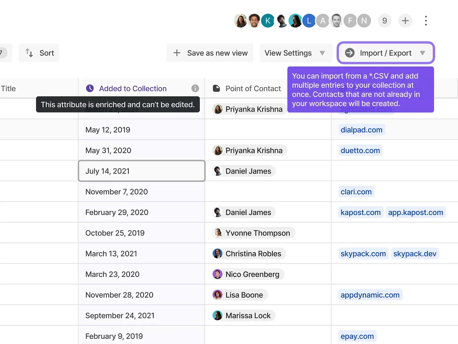 Attio tooltip example