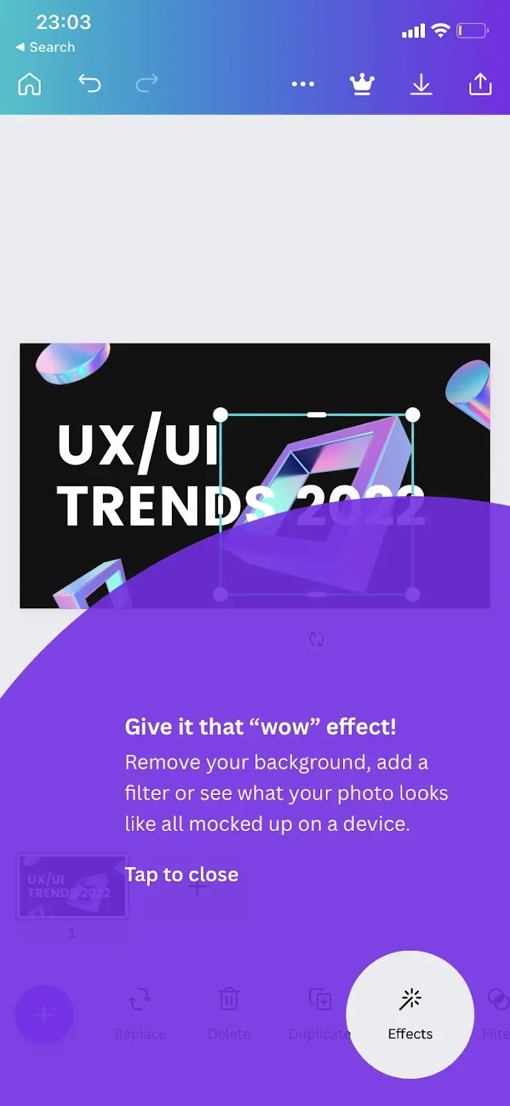 Canva tooltip example