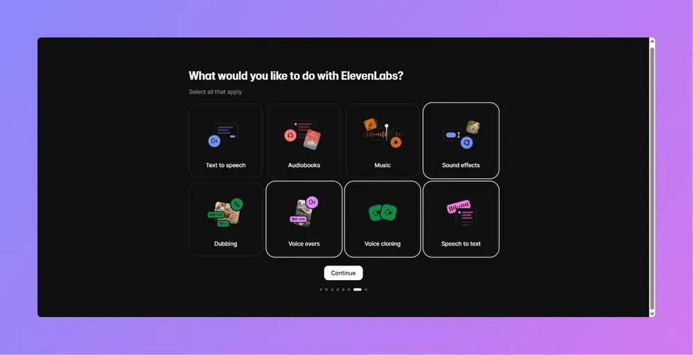 elevenlabs signup process
