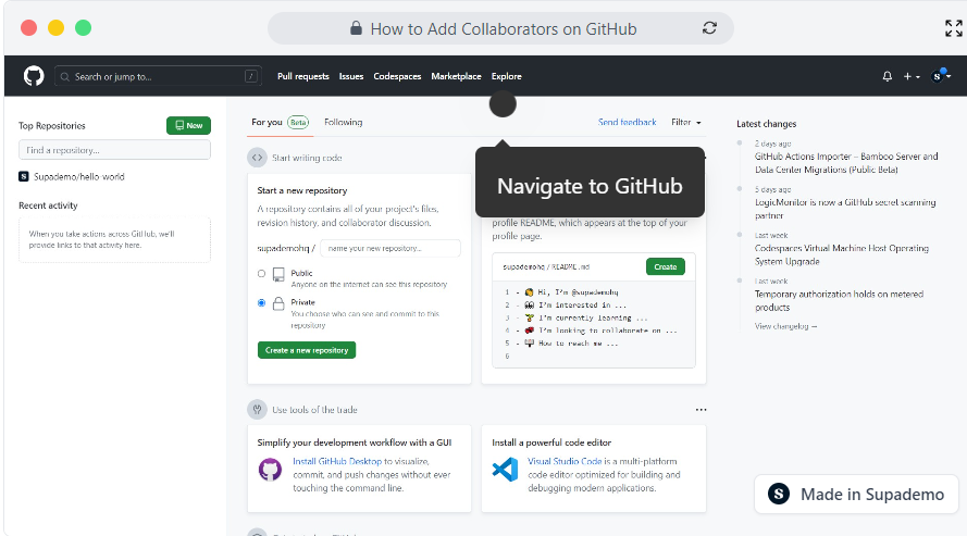 How to Add Collaborators on GitHub