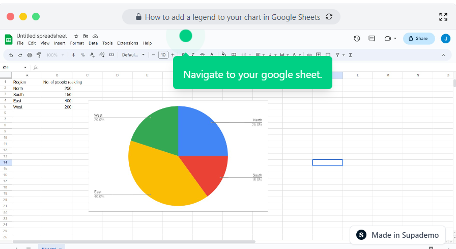 How to add a legend to your chart in Google Sheets