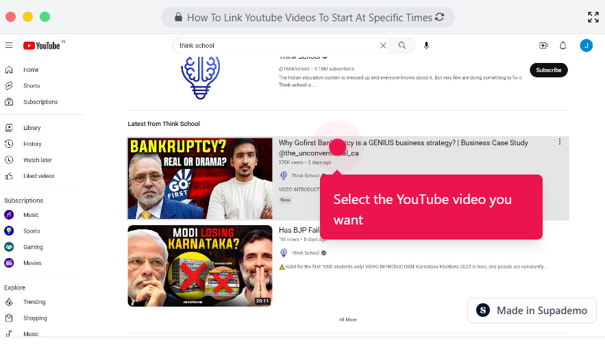 How To Link Youtube Videos To Start At Specific Times
