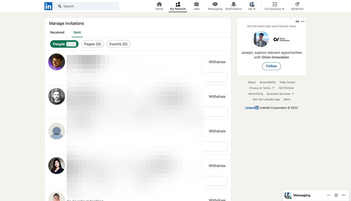 How to find sent invitations on LinkedIn (2024)