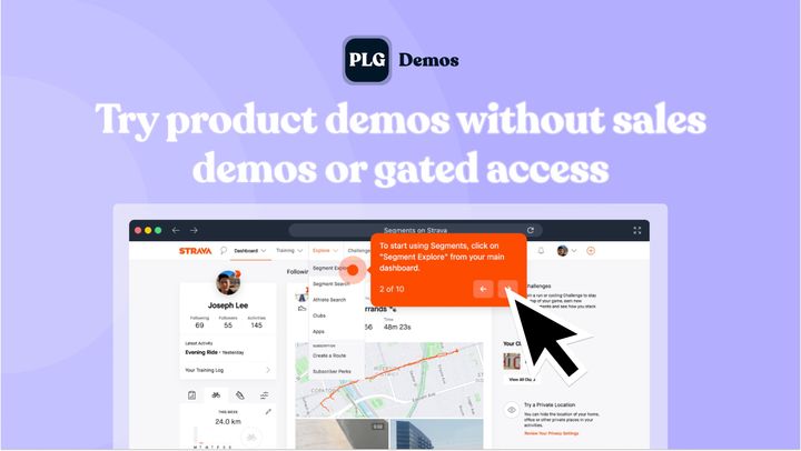 Introducing PLG Demos: Try Product Demos Without Booking Demos