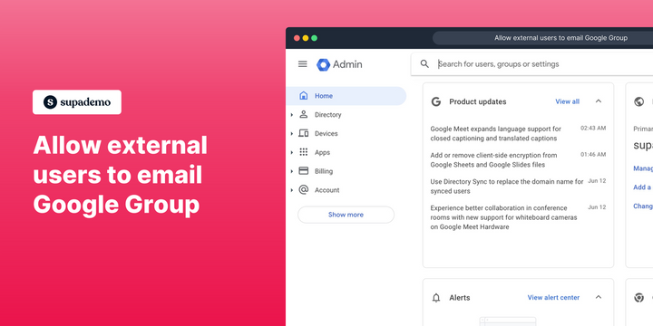 Allow external users to email Google Group (updated 2024)