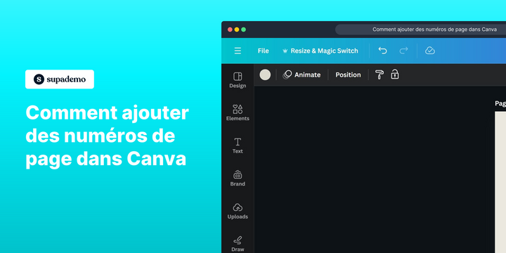 Comment ajouter des numéros de page sur Canva