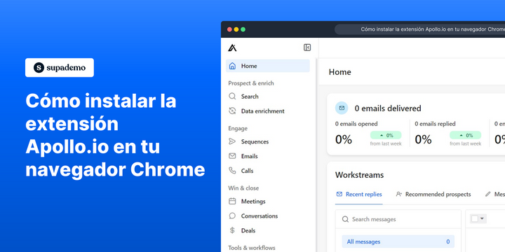 Cómo instalar la extensión de Apollo.io en tu navegador Chrome