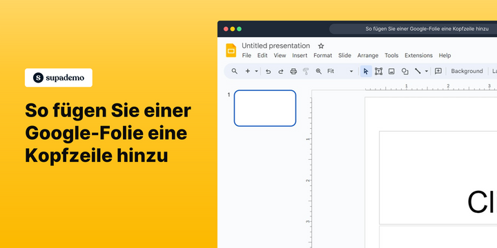 So fügen Sie einer Google-Folie eine Kopfzeile hinzu