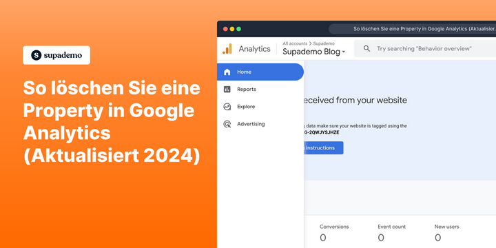 So löschen Sie eine Property in Google Analytics (Aktualisiert 2024)