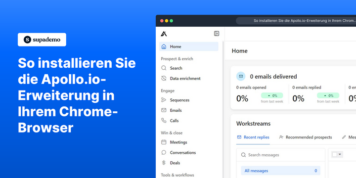 So installieren Sie die Apollo.io-Erweiterung in Ihrem Chrome-Browser