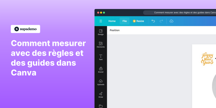 Comment mesurer avec des règles et des guides dans Canva