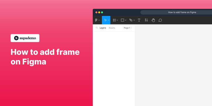 How to add frame on Figma