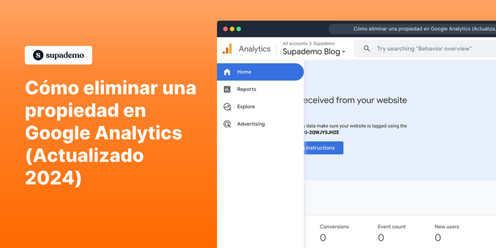 Cómo eliminar una propiedad en Google Analytics (Actualizado 2024)