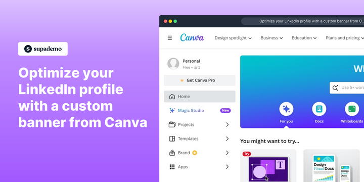 How to optimize your LinkedIn profile with a custom banner from Canva