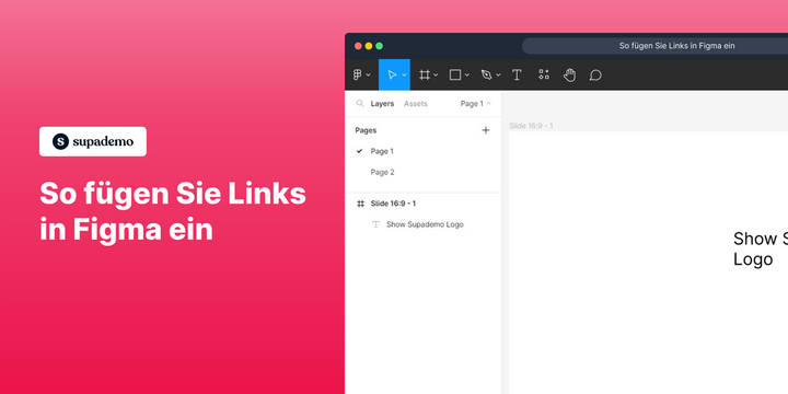 So fügen Sie Links in Figma ein