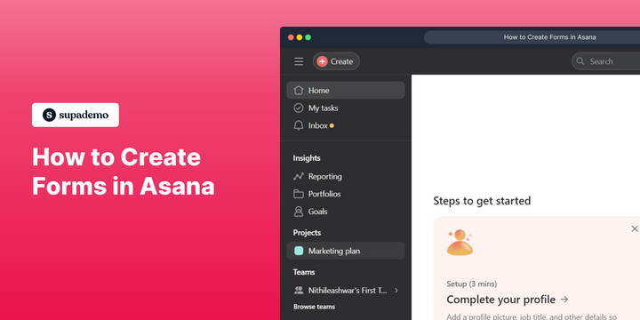 How to create forms in Asana