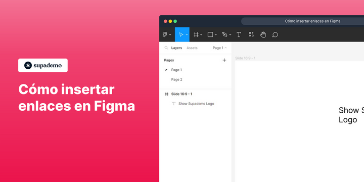 Cómo insertar enlaces en Figma