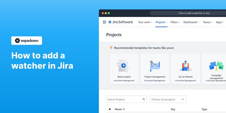 How to add a watcher in Jira