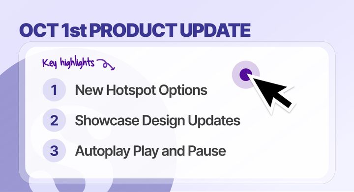 New Hotspot Options, Showcase Design Updates, Autoplay Play and Pause