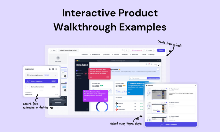 Top 10 Interactive Product Walkthrough Examples to Boost UX