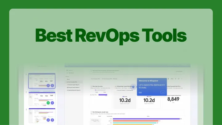 Feature image of the best RevOps tools of 2025.