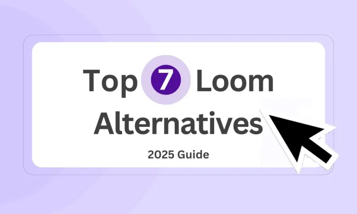 Feature image showing top 7 Loom alternatives.