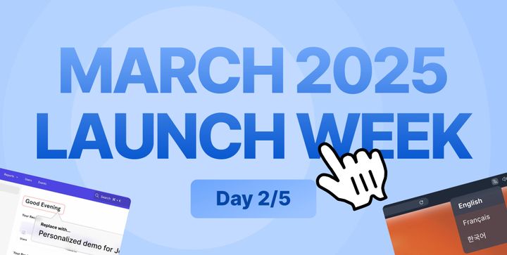 Launch week day 2 header