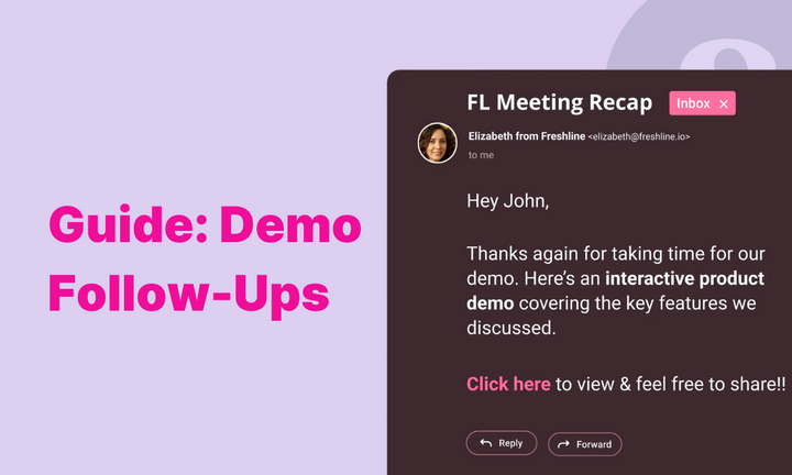 Demo Follow-up email cover