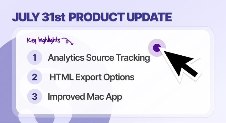 july 31 product update cover
