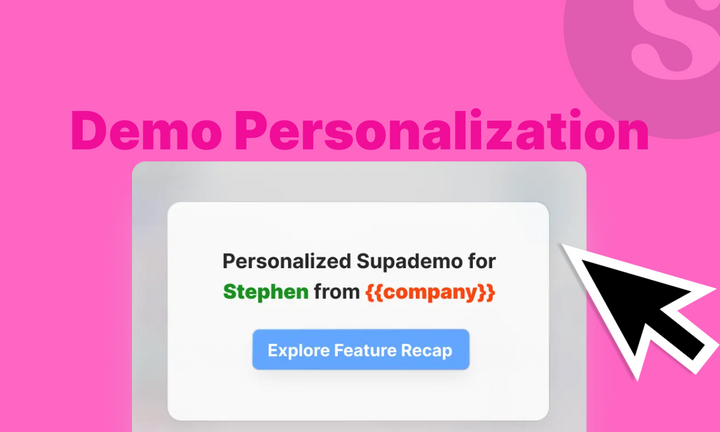Sales Demo Personalization cover