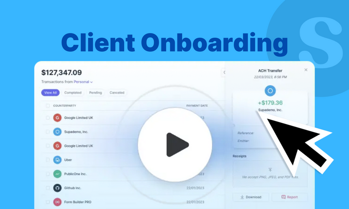 client onboarding cover