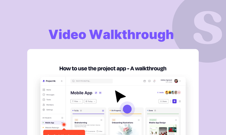 Video walkthrough