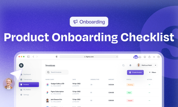 Product onboarding checklist cover