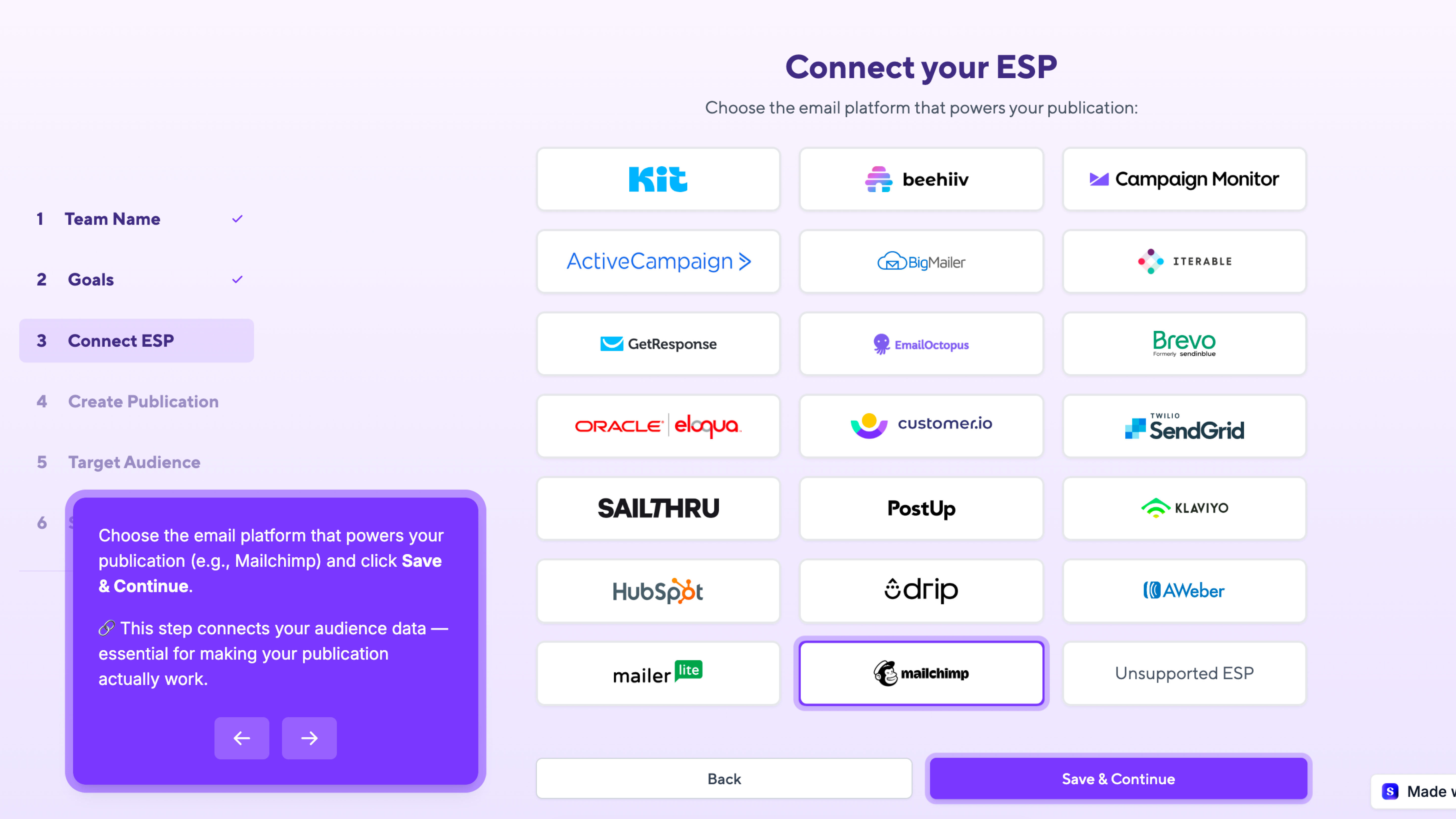 SparkLoop Onboarding Flow: A Screen-by-Screen Teardown | Supademo